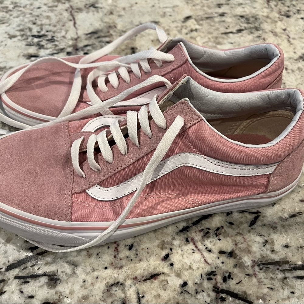 Vans Old Skool Sneakers Pink Womens Size 9